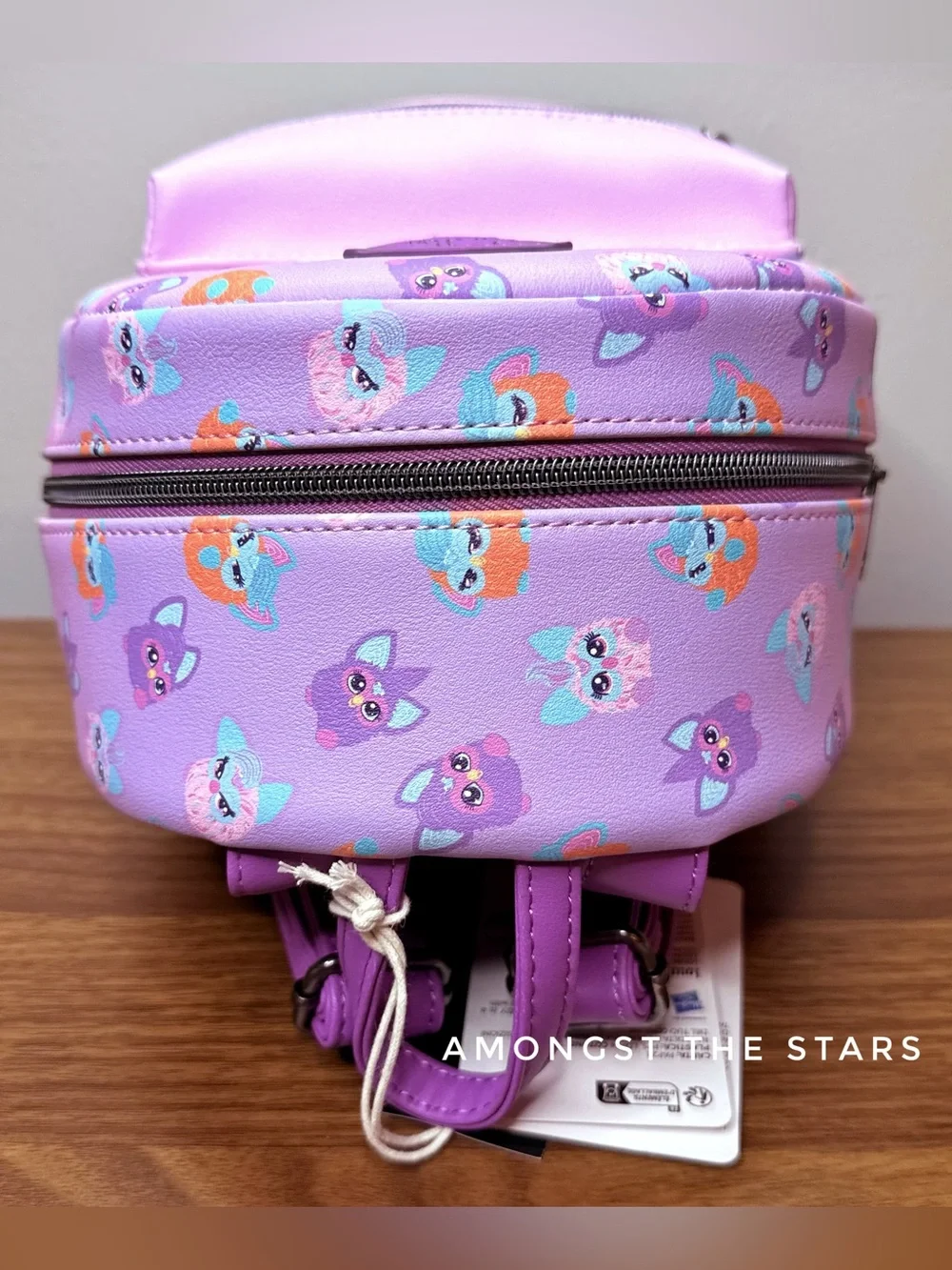 Loungefly Furby Friends Pink & Purple All Over Print Mini Backpack